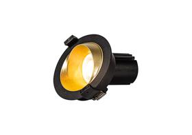 DM202482  Bonia 12 Tridonic Powered 12W 4000K 1200lm 36° CRI>90 LED Engine Black/Gold Fixed Recessed Spotlight, IP20